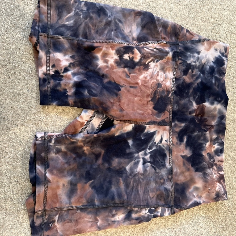 Lululemon Tie-Dye Athletic Shorts